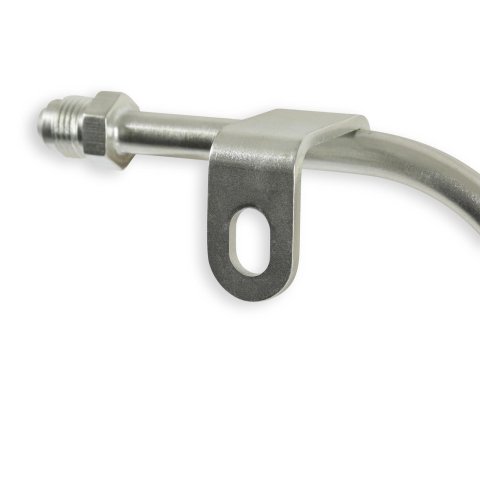 Holley Power Steering Hard Lines 198-207 Hoses and Lines, Steering, -6 AN, Steel, Zinc Plated, Banjo Bolt, Crush Washers, Chevy, 6.2L, Saginaw Type II, LSA Accessory Drive, Each