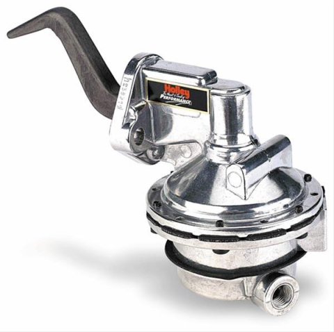 Holley Mechanical Fuel Pumps 12-389-11 Pumps, Street Performance, Mechanical, Aluminum, Rotatable, 110 gph, 6.5-8 psi, 1/4 in.-NPT, Female, Inlet and Outlet, Pontiac, 265-455ci, Each