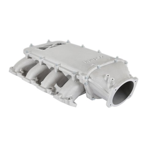 Holley EFI LT1 Gen V Ultra Lo-Ram Intake Manifolds 300-717 Manifolds, EFI, LT1, V, Lo-Ram, Multi-port Injection, 105mm Bore, Standard Deck, Aluminum, Satin, Chevy, 5.3L, 6.2L, Each