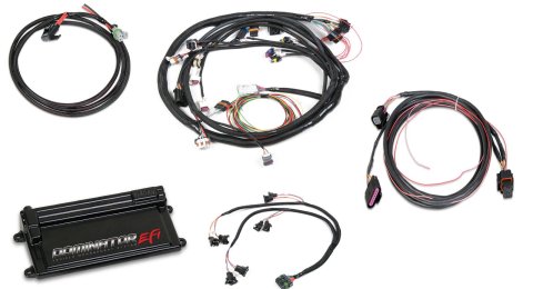 Holley Dominator EFI Vehicle Management Systems 550-659 Engine Systems, EFI, 24-EV1 Injectors, 12-Coils, Analog/Digital, Drive-by-wire, 4x Cam Sensor, Chevy, 4.8-7.0L, 58x Crank, Kit
