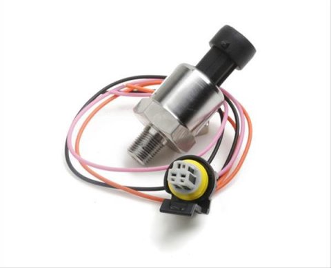 Holley MAP Sensors 554-134 Sensors, EFI, 3.5 Bar Range, 37.45 psi, 1/8 in.-27 NPT, Output 0.5-4.5 V, Stainless Case, for Forced Induction Engines, Each