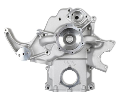 Holley Timing Covers 97-372 Covers, Replacement, Natural Finish, for Mid-Mount Accessory Drive 20-290, 20-292, Gen III, Hemi, Non-VVT, Cast Aluminum, 5.7L, 6.1L, Each