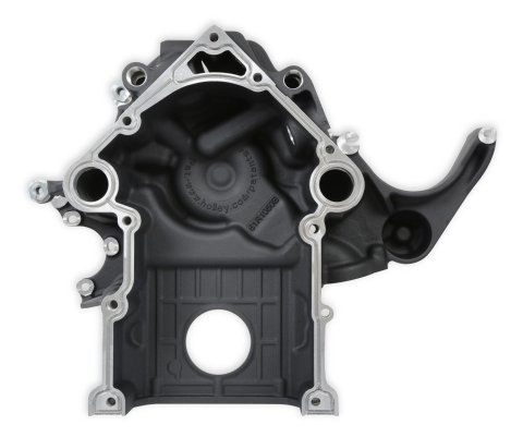 Holley Timing Covers 97-373 Covers, Replacement, Cast Aluminum, Black Finish, for Mid-Mount Accessory Drive 20-290BK, 20-292BK, Gen III, Hemi, Non-VVT, 5.7L, 6.1L, Each