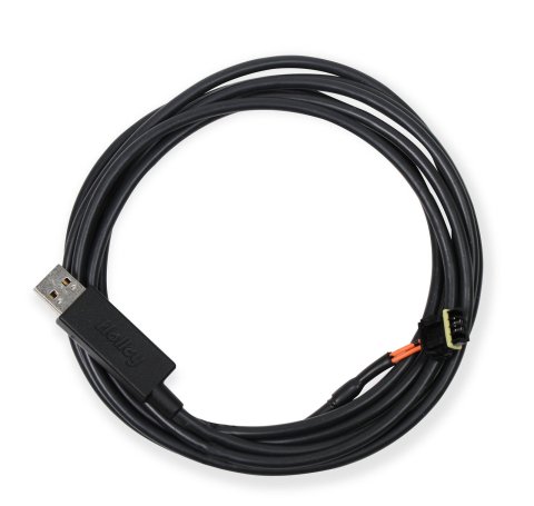 Holley EFI System USB Cables 558-443 Fuel Injection Components, EFI, CAN to Dongle, Communication Cable, 8 ft. Long, for Holley, Sniper, Terminator X, Systems, Each