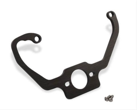 Holley Billet Fuel Pressure Regulator Brackets 20-275 Mounts, Bracket, Pressure, Aluminum, Black Anodized, Universal Design, for Model 4150, 4160 Series, Each