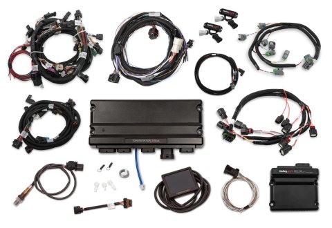 Holley Terminator X MAX Engine Management Systems 550-1313 Systems, MAX, Up to 8-EV6 Injectors, 8-Coil, Plug-and-Play, Drive-by-Wire, Tuner/Trans Control, 4R70W, Ford, 5.0L, Kit