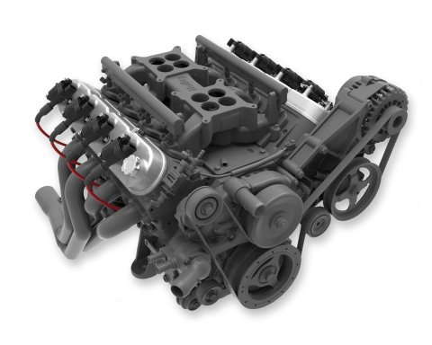 Holley Aluminum LS Valve Covers 241-110 Covers, LS, Centerbolt, Tall, Plain, Cast Aluminum, Natural Finish, Chevy, LS, 4.8-7.0L, Pair