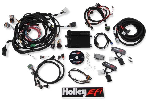 Holley HP EFI ECU and Harness Kits 550-617 Engine Management Systems, EFI, Harness, Up to 16-Injectors, 8-Coils, Bosch O2 Sensor, Wideband, CANBUS, Ford, 4-valve, 4.6L, 5.4L, Kit