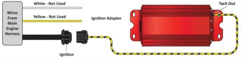 Holley Tach Input Ignition Adapters 558-302 Tachometer Adapters, EFI, Adapter, for CD Box, Non Timing Control, Each