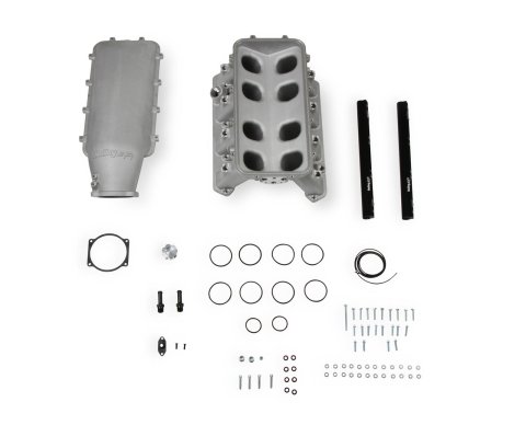 Holley EFI Gen III Hemi Hi-Ram Intake Manifolds 300-650 Manifolds, III, EFI, Multi-port, 95mm, Standard Deck, Aluminum, Satin Finish, Chrysler, Dodge, Jeep, 5.7L, 6.1L, 6.4L, Each