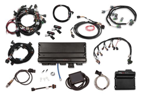 Holley Terminator X MAX Engine Management Systems 550-1413 Systems, MAX, 8-EV6 Injectors, 8-Coils, O2 Sensor, Drive-by-Wire, Plug-and-Play, Ford, 5.0L, Kit