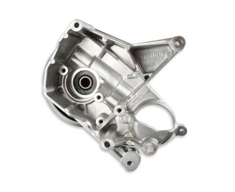 Holley Power Steering Brackets 97-252 Bracket, Replacement, GM, Gen V, LT4, and Accessory Bracket, Long Spacer, Cast Aluminum, Satin Finish, Each