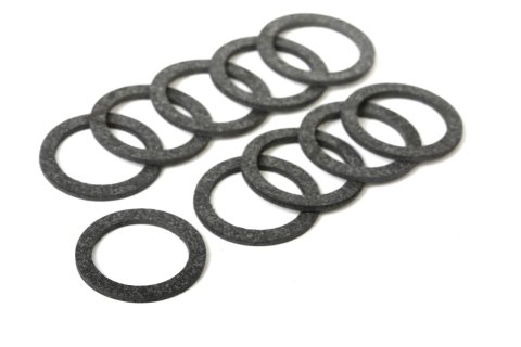 Holley Power Valve Gaskets 1008-1597 Carburetor Gaskets, Valve, Gasket, Paper, Full Round Style, Single Stage Valve, 10-piece, Set
