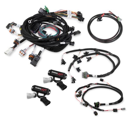 Holley EFI Systems Wiring Harnesses 558-505 Fuel Injection System Harnesses, EFI, 2V Modular EFI, with Main, Power, Injector Harnesses, for HP, Dominator ECU, Ford, 4.6-5.4L, Kit