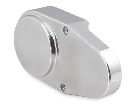Holley Tensioner Covers 97-157 Accessory Belt Dress-Up Covers, Holley, Aluminum, Polished, for Mid Mount Accessory Drive, includes Hardware, Each