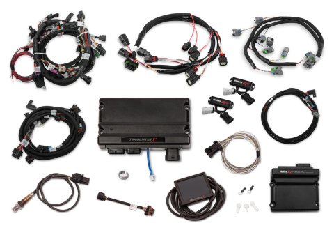 Holley Terminator X Engine Management Systems 550-1213 Systems, X, Up to 8-EV6 Injectors, 8-Coils, Analog Input, O2 Sensor, Plug-and-Play, 3.5 in. Controller, Ford, 5.0L, Kit