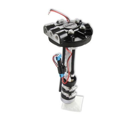 Holley Diecast In-Tank Retrofit Fuel Pump Modules 12-171 Pumps, Die-Cast, Retrofit, Electric, In-Tank, with Return, 119 gph, 450 lph, 60 psi, 12V, 1/4 in.-NPT, Female Thread, Gas, FlexFuel, Each
