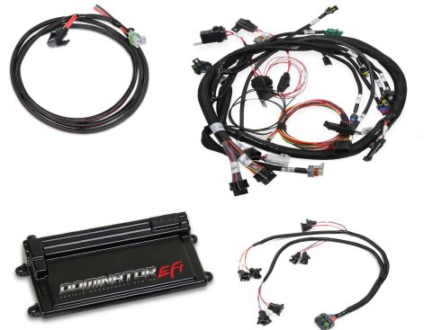 Holley Dominator EFI Vehicle Management Systems 550-654 Engine Systems, EFI, Connects 24-EV1 Injectors, 12-Coils, Analog/Digital inputs, Chevy, 4.3-7.4L, Push-rod Engine, Kit