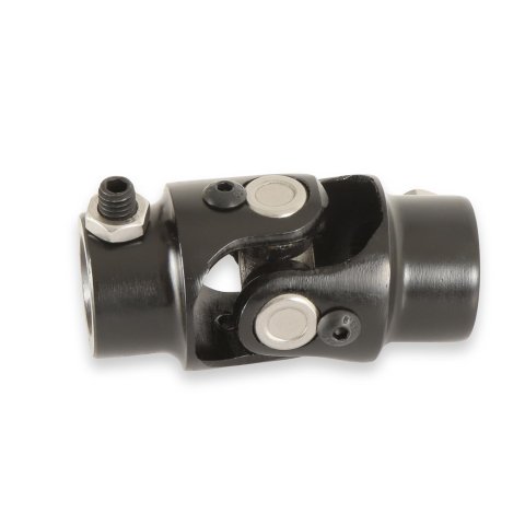 Holley Steering U-Joints 320-102 Joints, U-Joint, Single-Joint, Steel, Black Zinc, 13/16 in. 36-Spline, 3/4 in. DD, Hardware Included, Each