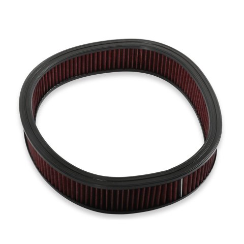 Holley RetroFilter Drive-By-Wire Air Cleaners 120-500 Cleaners, Retrofilter, Drive-By-Wire, 16 in. Round, Aluminum, Chrome, Cotton Gauze Filter, Red, GM LS 4-Bolt 92mm Throttle Body, Kit