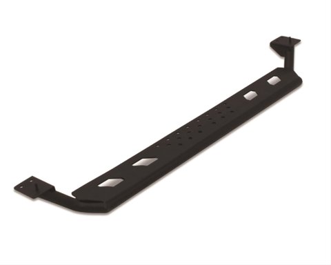 LUND Rock Rail Side Steps 26410021 Steps, Rail, Steel, Black Powdercoated, Each