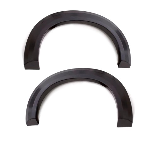 LUND Extra-Wide Style Fender Flares EX106SB Flares, Style, Rear, Black, ABS Plastic, Chevy, Pair