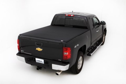LUND Black Pearl Tri-Fold Tonneau Covers for 2005-2015 TACOMA - 95886 Cover, Tri-Fold, Vinyl, Black, Toyota, 5 ft. Truck Bed Length, Each
