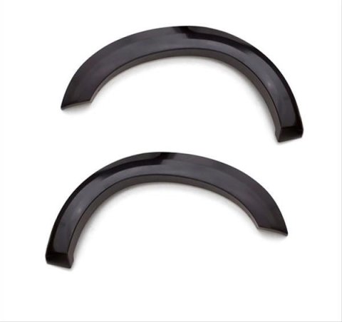 LUND Extra-Wide Style Fender Flares EX113S Flares, Style, ABS Plastic, Black, 2.5 in. Width, Chevy, Front/Rear, Set of 4