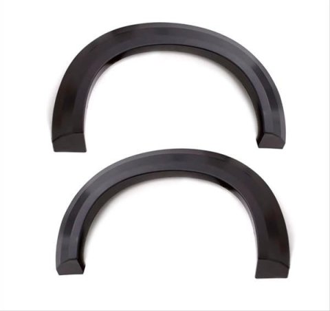 LUND Extra-Wide Style Fender Flares EX109SB Flares, Style, Rear, Black, ABS Plastic, GMC, Pair