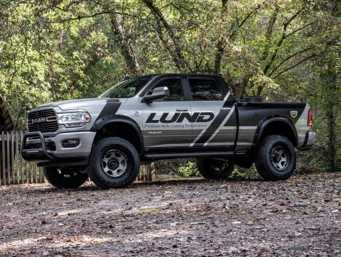 LUND - Fender Flares for 2019-2024 2500, 3500 RX137T Flare, FF RX-STYLE 4PC TEXTURED