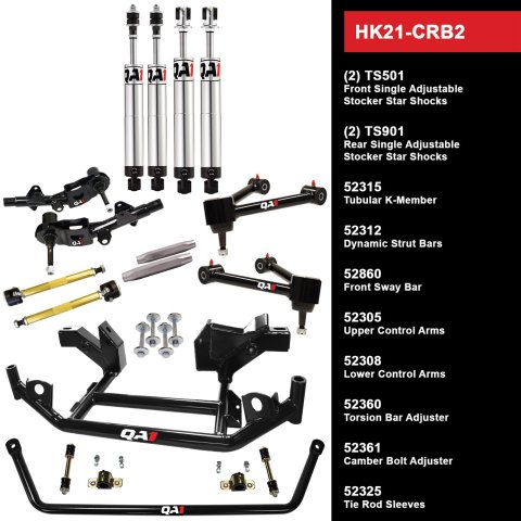 QA1 Level 1 Full Vehicle Handling Suspension Kits HK21-CRB2 Packages, Handling, Shocks/Struts, Front Sway Bar, Control Arms, Dodge, Plymouth, Kit