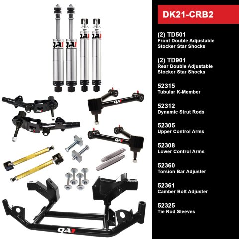 QA1 Level 1 Full Vehicle Drag Racing Suspension Kits DK21-CRB2 Handling Packages, Racing, Shocks/Struts, Control Arms, Dodge, Plymouth, Kit