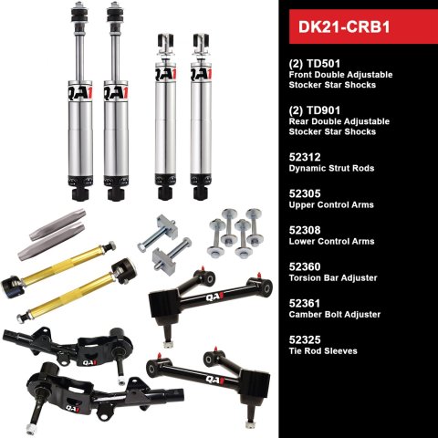QA1 Level 1 Full Vehicle Drag Racing Suspension Kits DK21-CRB1 Handling Packages, Racing, Shocks/Struts, Control Arms, Dodge, Plymouth, Kit