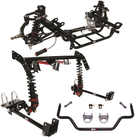 QA1 Level 3 Full Vehicle Drag Racing Suspension Kits for 1970-1974 BARRACUDA, CHALLENGER, CUDA - DK23-CRE1 Handling Packages, Racing, Coil Springs, Shocks/Struts, Control Arms, Rear Sway Bar, 0-2.000 in. Drop, Dodge, Plymouth, Kit