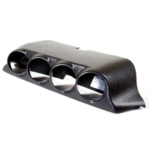 AutoMeter Overhead Console Gauge Pods 18024 Pod, Console, Quad 2 1/16 in., Black ABS, Chevy, GMC, Pickup, Each