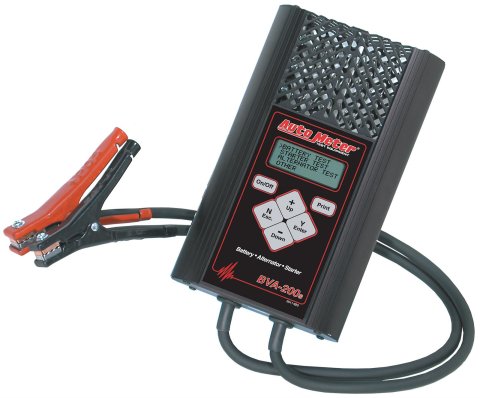 AutoMeter Handheld Micro-Processed Testers BVA-200S Tester, Analizer, BVA-200S, Hand-Held, 0-120 Amps, 0-30 V, Each