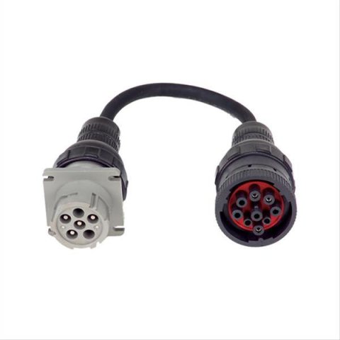 AutoMeter Battery Analyzer Accessories AC25 ADAPTER, J1708, 6PIN TO 9PIN