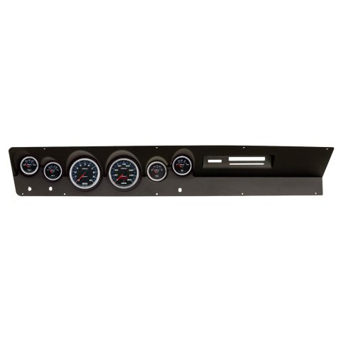 AutoMeter Cobalt Instrument Clusters for 1967-1969 DART - 2119-05 Gauge Kit, Cobalt, Analog, Black Face, Speedo, Tach, Oil, Water, Volts, Fuel, White/Blue Numbers, Red Pointers, Black Panel, Dodge, Kit