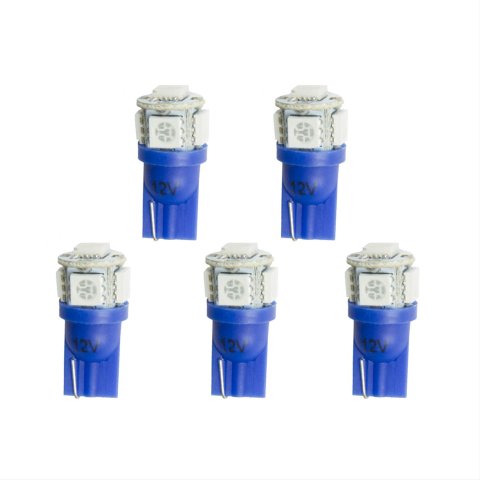 AutoMeter Replacement Bulbs 3286-K LED Bulb, Blue, Set of 5