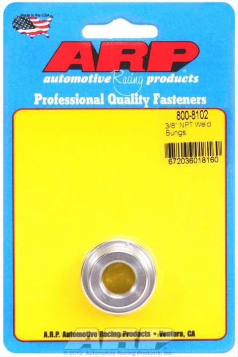 ARP Weld-In Bungs, Nuts and Fittings 800-8102 3/8" NPT aluminum weld bung
