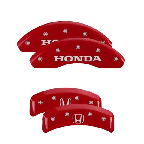 MGP Caliper Covers - Brake for 2003-2011 ELEMENT 20076SCUSDF Set Of 4 Covers, Engraved Front And Rear: Custom Graphics, Designated Finish.