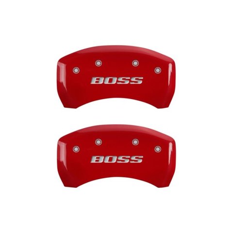 MGP Caliper Covers Brake 10010RCUSDF Rear Set 2 Covers, Engraved Rear: Custom Graphics, Designated Finish.