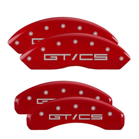MGP Caliper Covers - Brake for 2015-2023 MUSTANG 10202SCUSDF Set Of 4 Covers, Engraved Front And Rear: Custom Graphics, Designated Finish.