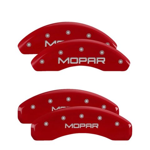 MGP Caliper Covers - Brake for 2001-2002 PROWLER 32014SCLCRD Set Of 4 Classic Covers, Red Powder Coat Finish
