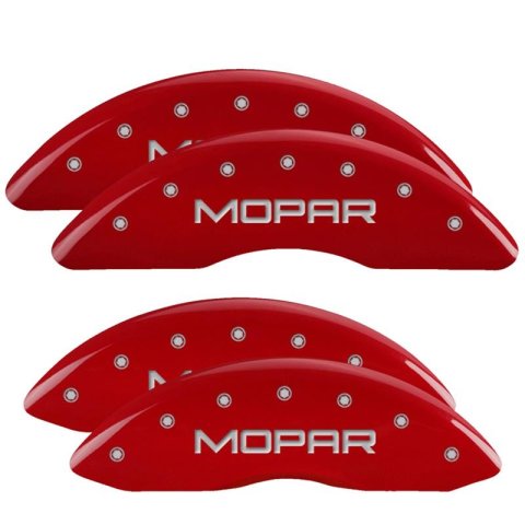 MGP Caliper Covers - Brake Pad for 2011-2018 2500, 3500 55002SCUSDF Set Of 4 Covers, Engraved Front And Rear: Custom Graphics, Designated Finish.