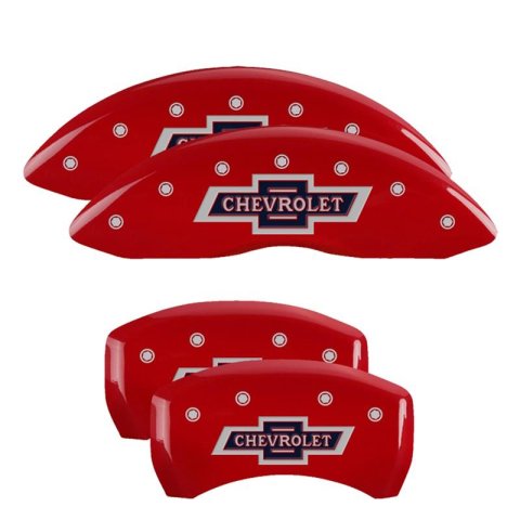 MGP Caliper Covers - Brake for 2021-2023 TRAVERSE 14260SCUSDF Set Of 4 Covers, Engraved Front And Rear: Custom Graphics, Designated Finish