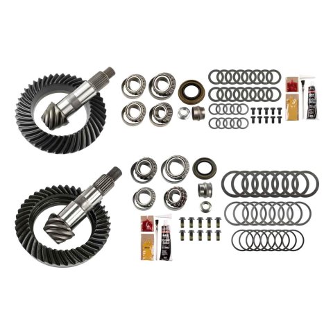 Motive Gear Ring and Pinion Installation Kit Combos MGK-139 Dana 30/44 Jeep Wrangler JL 5.13 Gears Differential Pinion, Differential Pinon Front Rear Complete