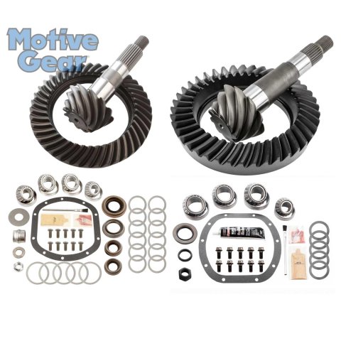Motive Gear Ring and Pinion Installation Kit Combos MGK-125 Chrysler 8.25 in./Dana 30 Jeep Wrangler TJ 4.56 Gears Pinon Complete Kit, XJ D30 STD/C8.25