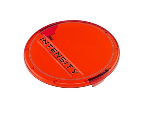 ARB Intensity LED Driving Light Covers AR11TR Auxiliary Cover, Round, Polycarbonate, Red, Logo, AR40 Series, Pair