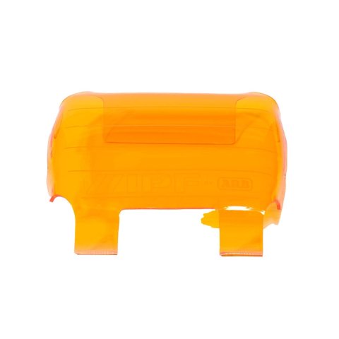 ARB Auxiliary Light Covers 800CCA Cover, Rectangular, Polycarbonate, Amber, IPF Logo, IPF 800 Series, Pair